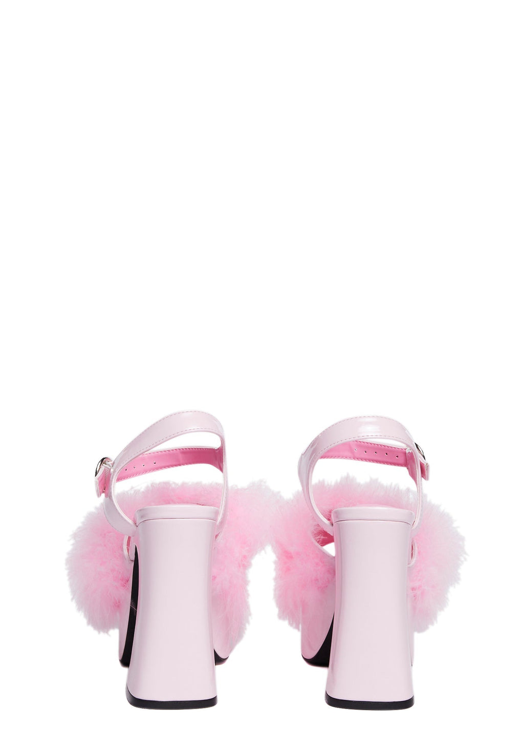 Blushin’ N’ Crushin’ Marabou Heels