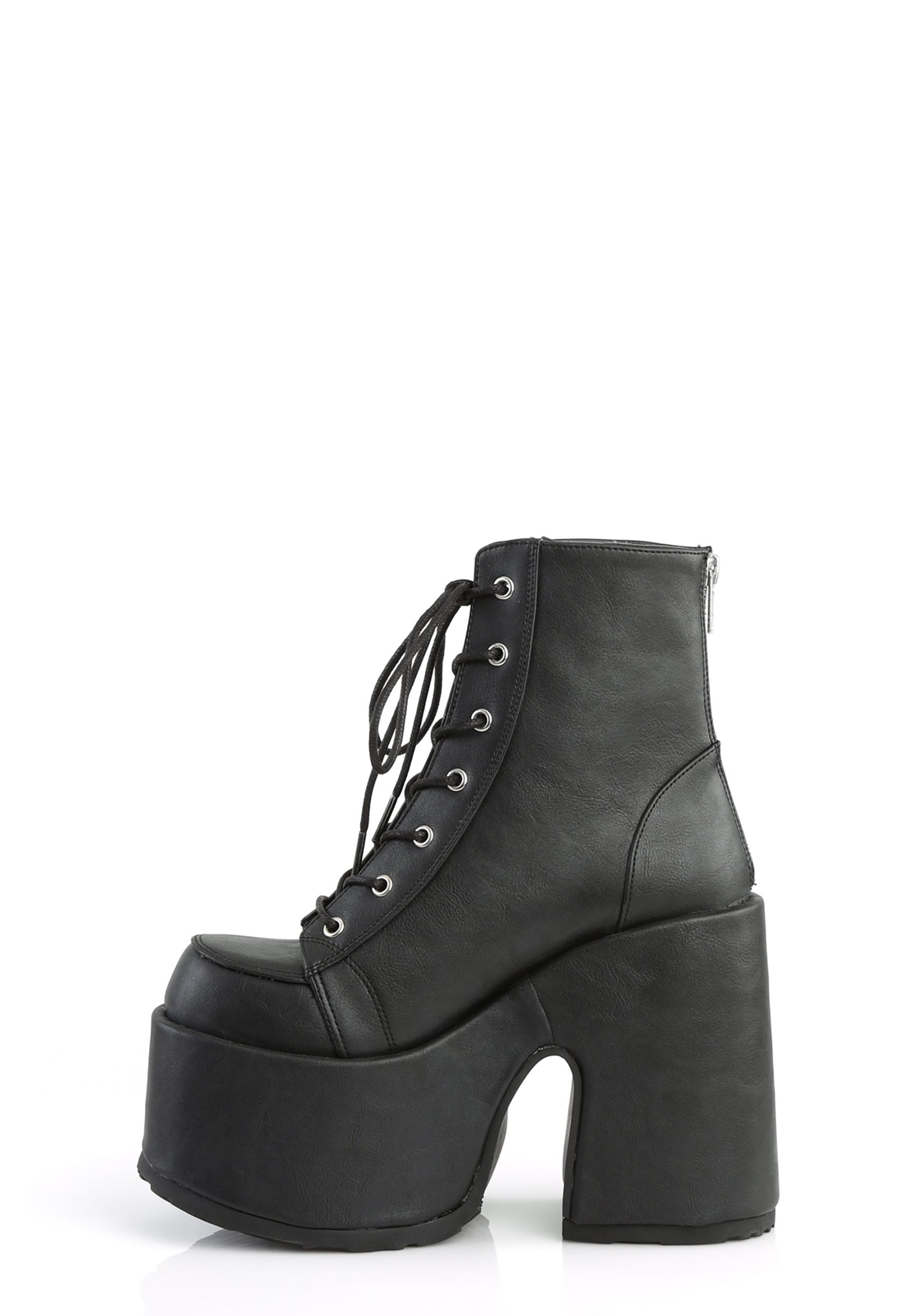 Camel-203 Platform Ankle Boots
