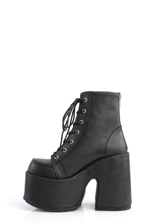 Camel-203 Platform Ankle Boots