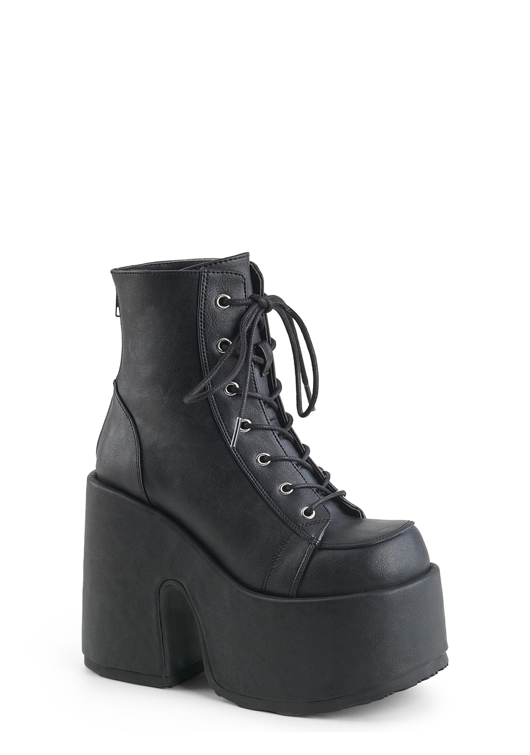 Camel-203 Platform Ankle Boots