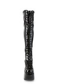 Camel-300 Platform Thigh High Boots
