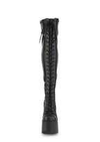 Camel-300 Platform Thigh High Boots