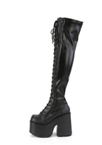 Camel-300 Platform Thigh High Boots