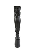 Camel-300 Platform Thigh High Boots