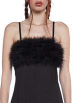 Flirty N’ Thriving Marabou Dress
