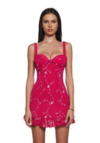 I’m Baby Mini Slip Dress – Dark Pink