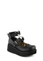 Spirite-02 Platform Mary Janes – Black