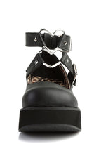 Spirite-02 Platform Mary Janes – Black