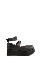 Spirite-02 Platform Mary Janes – Black