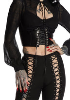 Dead Of Night Underboob Corset