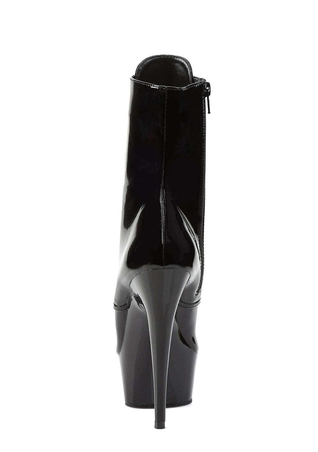 Delight-1020 Platform Ankle Boots-Black