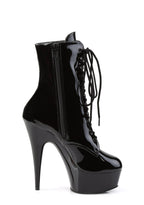 Delight-1020 Platform Ankle Boots-Black