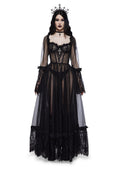 Dance With Death Maxi Dress – Black