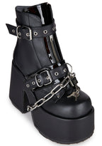 Camel-205 Platform Ankle Boots