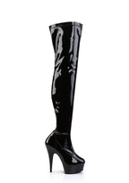 Delight-3000 Platform Thigh High Boots-Black