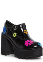 Flower Power Platform Mary Janes