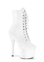 Adore-1020 Platform Ankle Boots-White