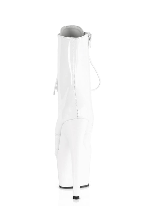 Adore-1020 Platform Ankle Boots-White