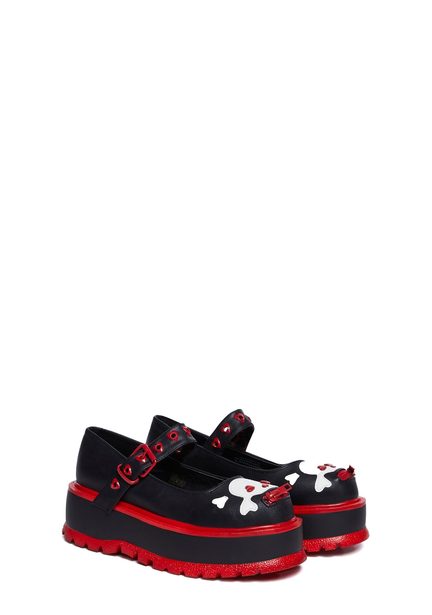 Red Slacker-27 Mary Janes