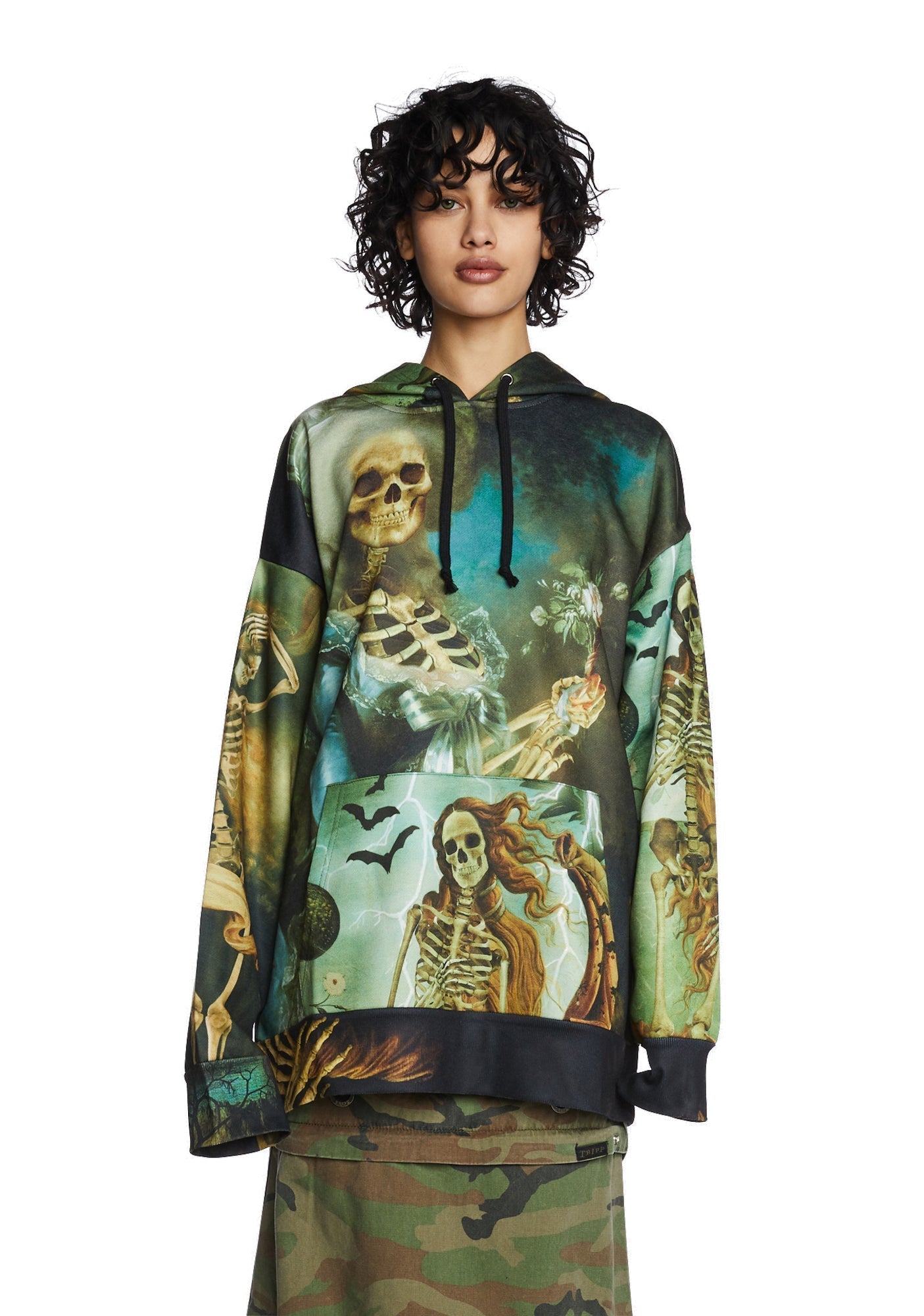 Cursed Image Oversized Hoodie