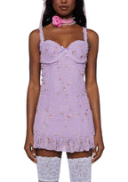 I’m Baby Mini Slip Dress – Purple