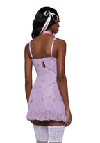 I’m Baby Mini Slip Dress – Purple