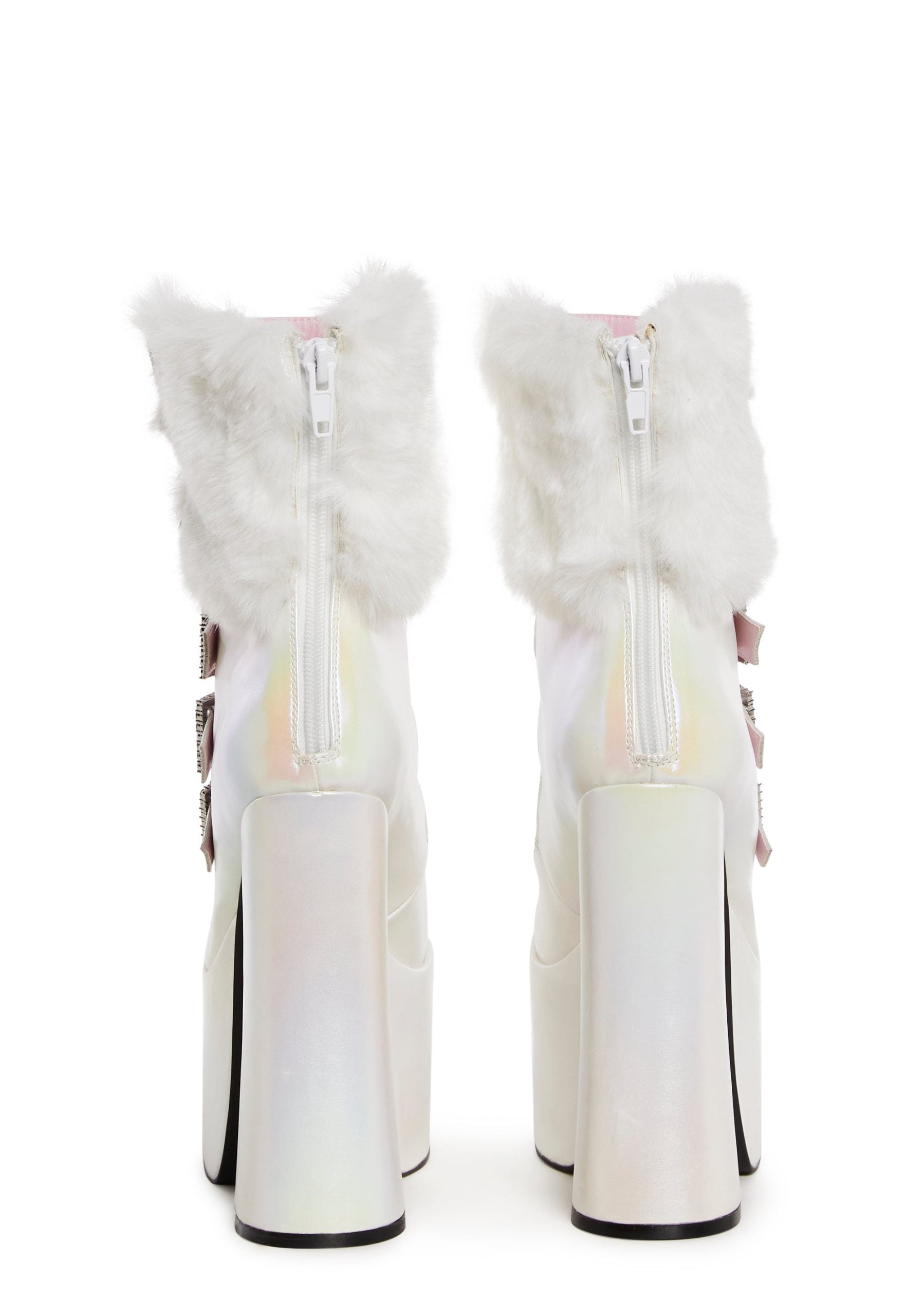 Dazzle Doll Rhinestone Platform Boots