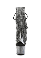 Adore-1017SRS Platform Ankle Boots-Clear