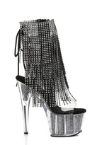 Adore-1017SRS Platform Ankle Boots-Clear