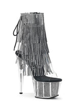 Adore-1017SRS Platform Ankle Boots-Clear