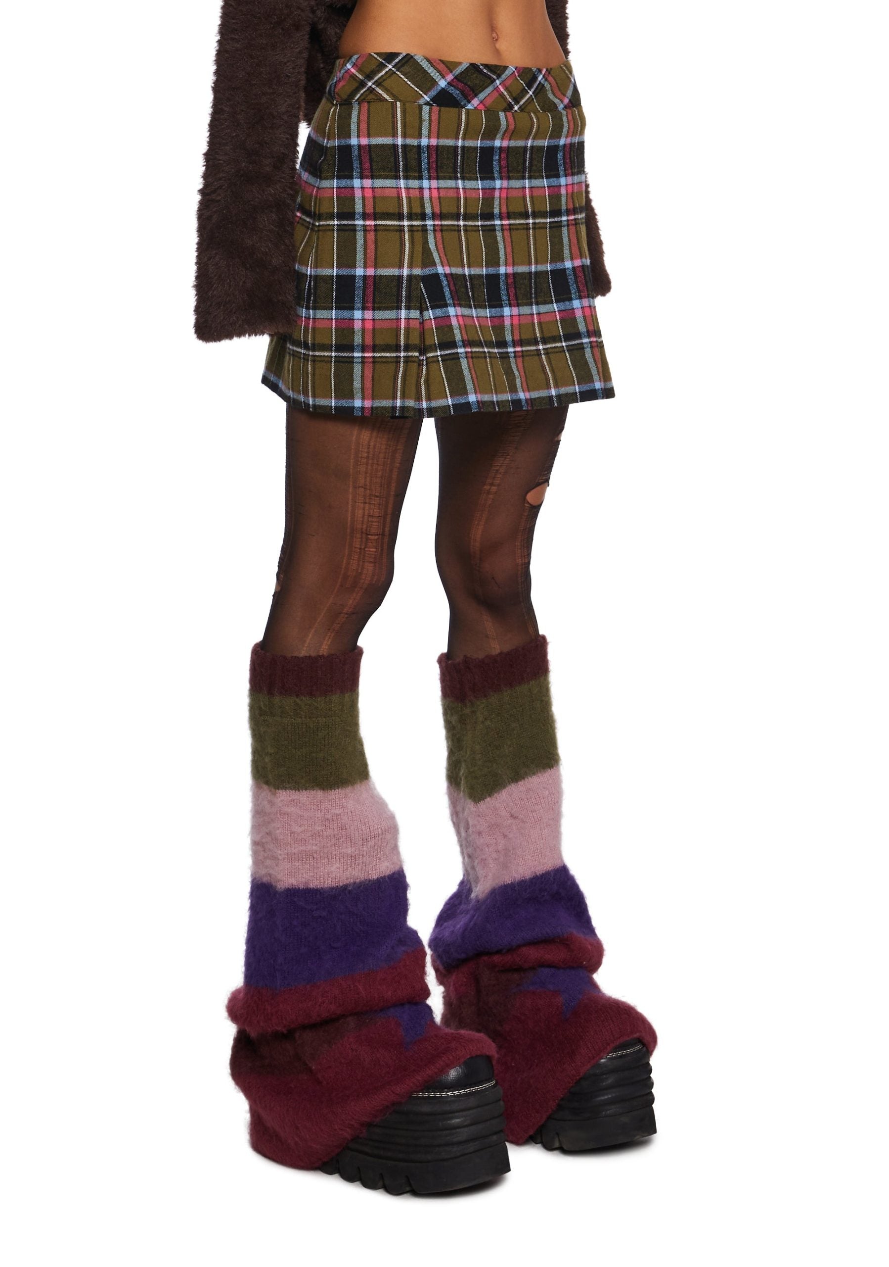 Sage Miss Nonconformist Mini Skirt