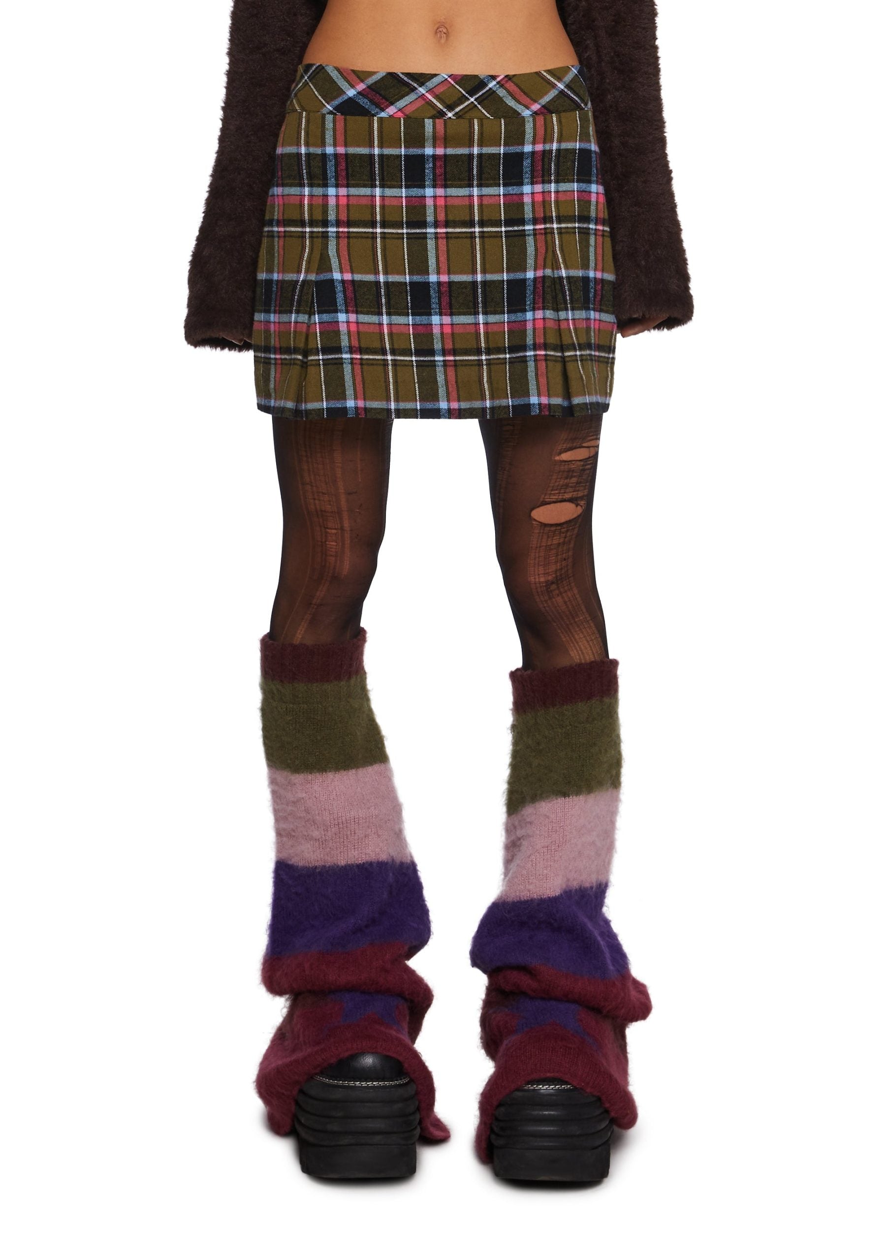 Sage Miss Nonconformist Mini Skirt