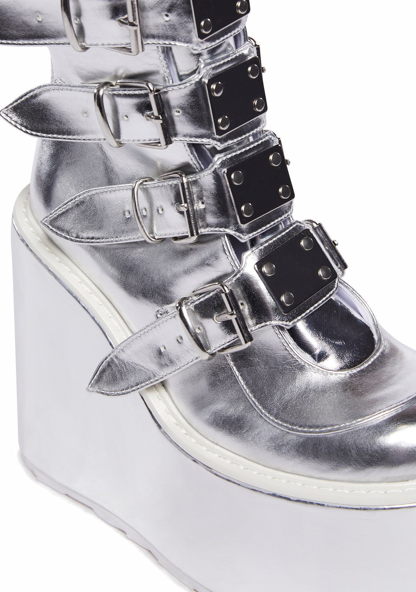 Liquid Silver Trinity Boots