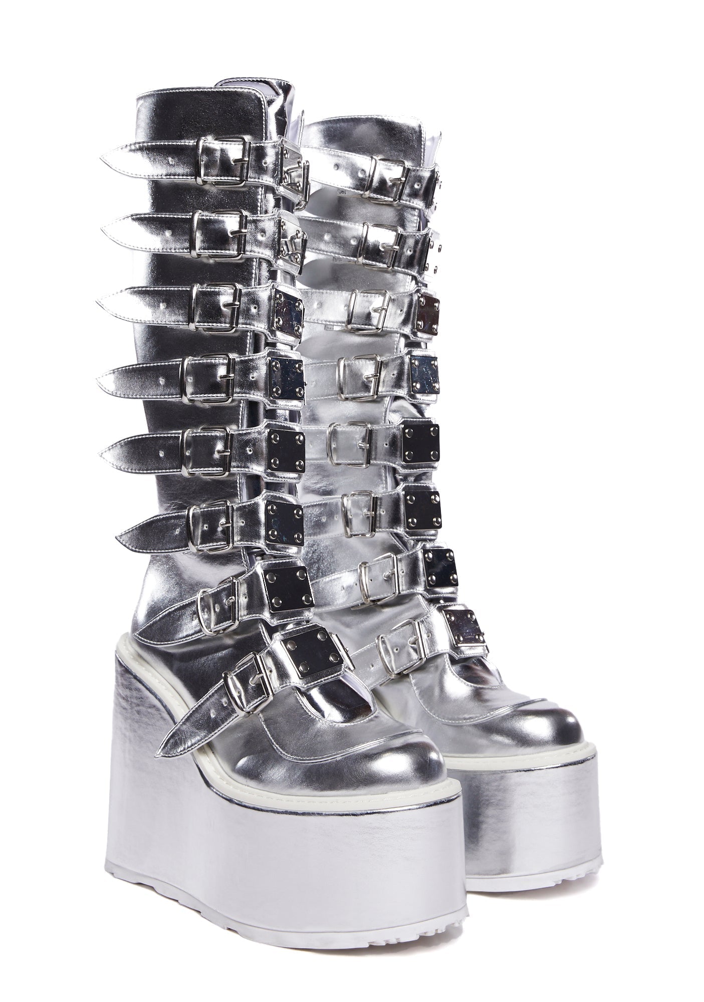 Liquid Silver Trinity Boots