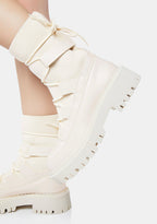 First To Board Platform Ankle Boots