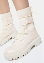 First To Board Platform Ankle Boots