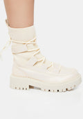 First To Board Platform Ankle Boots