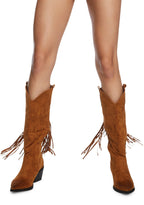 Copper Swept Away Cowboy Boots