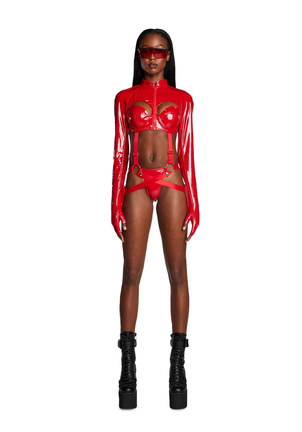Sci Fi Babe Costume Set – Red