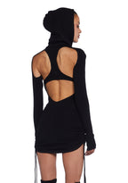 Compression Ruched Mini Dress