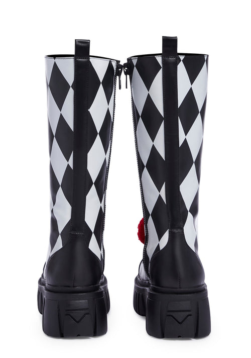 Clown Antics Platform Boots