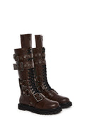 Cognac Hour Of Devastation Combat Boots