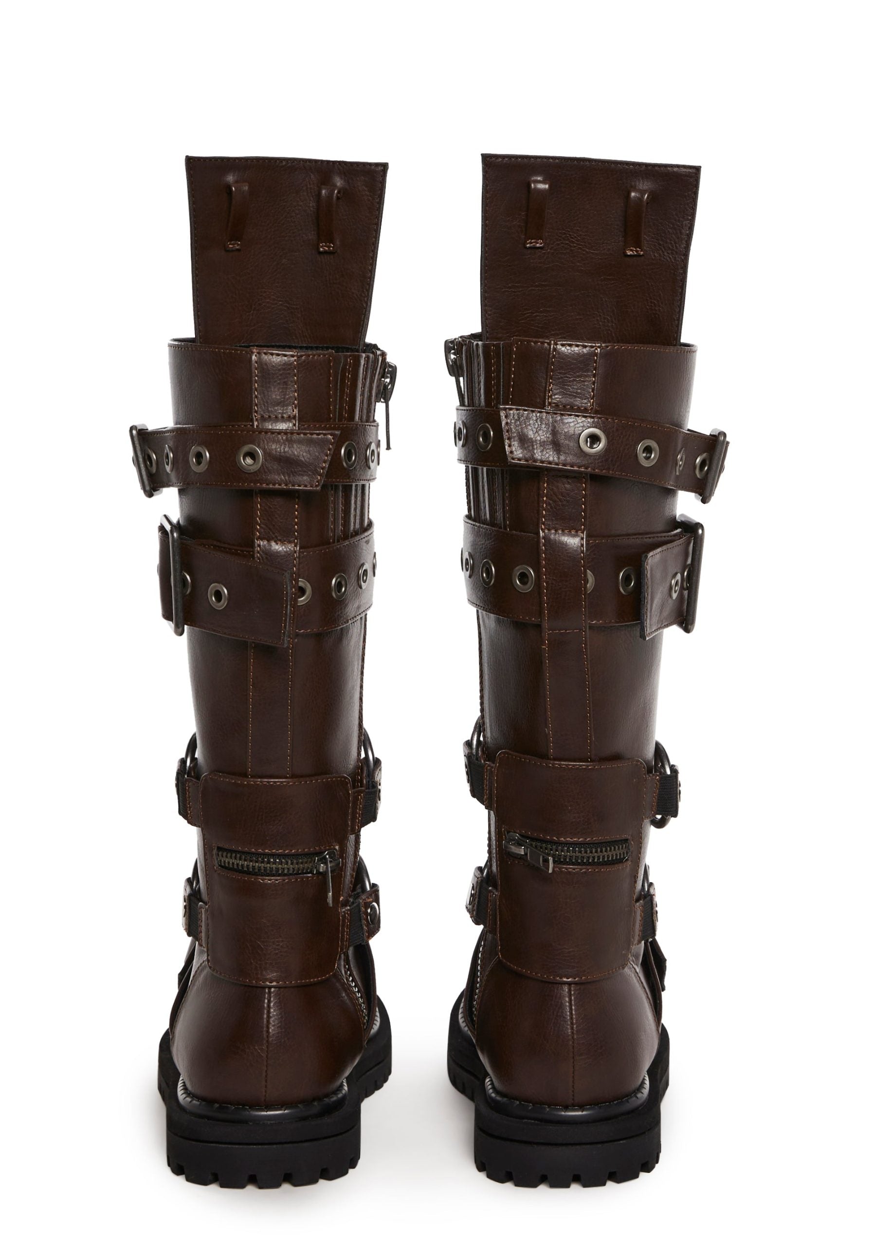 Cognac Hour Of Devastation Combat Boots