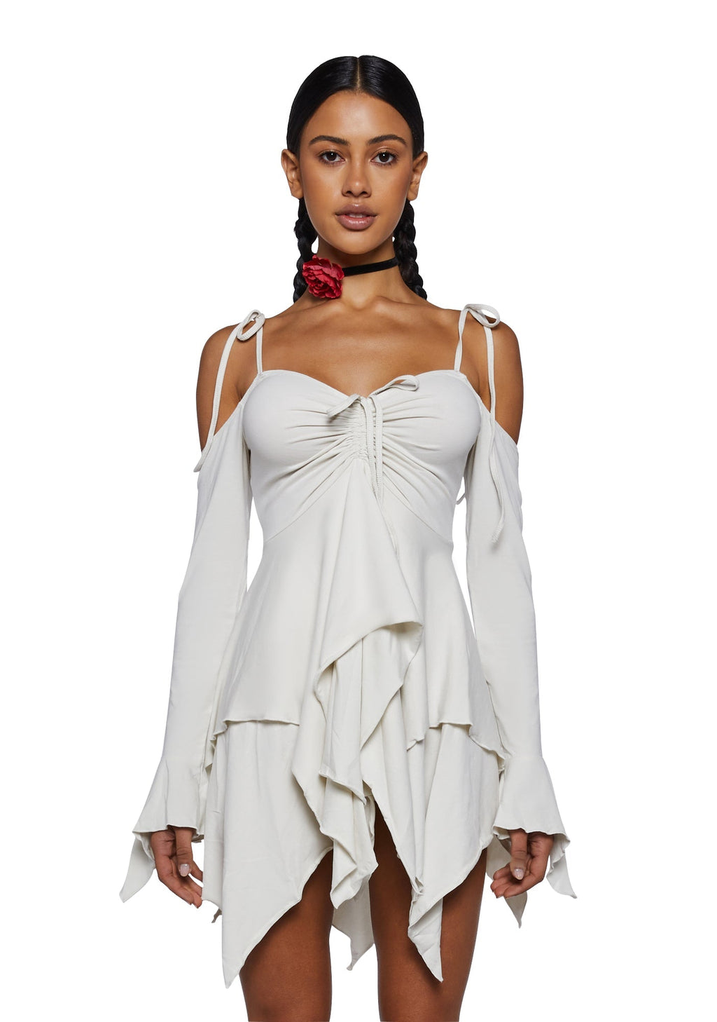F is For Fairies Handkerchief Dress – Ivory