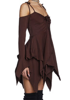 F is For Fairies Handkerchief Dress – Brown