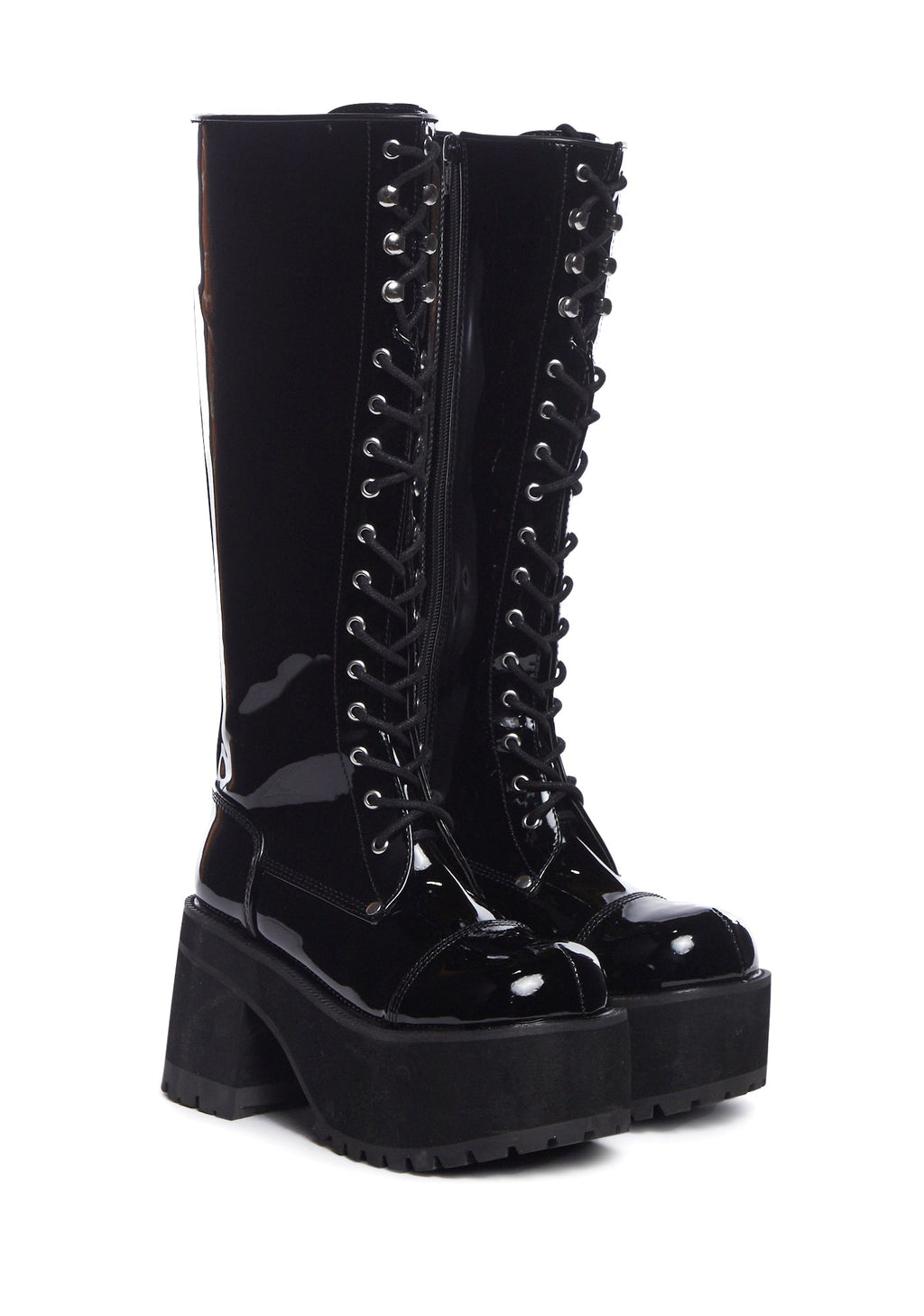 Patent Ranger-302 Knee High Boots