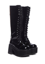 Patent Ranger-302 Knee High Boots