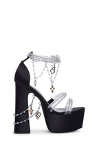 Holy Revelation Platform Heels – Black