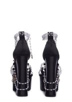 Holy Revelation Platform Heels – Black