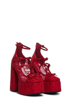 Love Smiling Melody Platform Heels